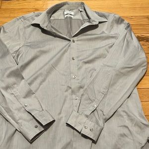 Calvin Klein Gray Dress Shirt